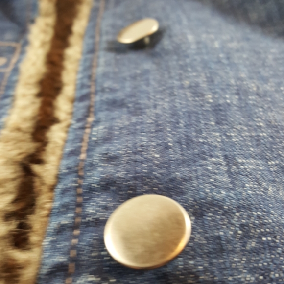 Denim Outer Vest Faux Fur Denver Hayes (L) - Picture 4 of 10